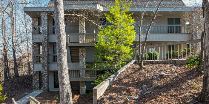 Exterior View Of A Multi-family Residential Building.
